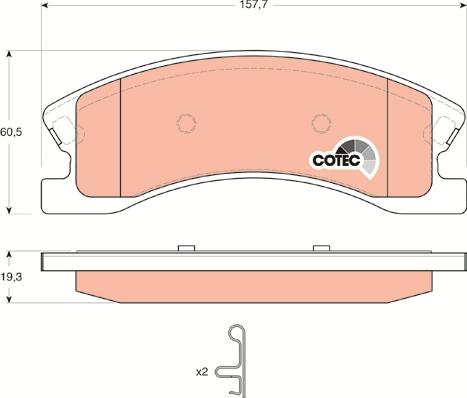 TRW GDB4133 - Set placute frana,frana disc aaoparts.ro