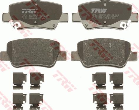 TRW GDB4175 - Set placute frana,frana disc aaoparts.ro