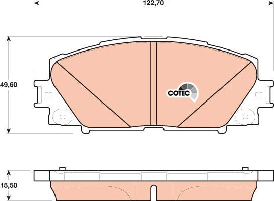 TRW GDB4173 - Set placute frana,frana disc aaoparts.ro