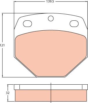 TRW GDB5097 - Set placute frana,frana disc aaoparts.ro