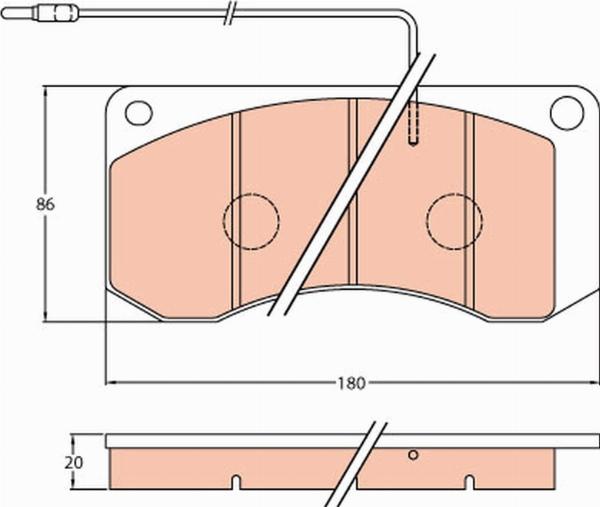 TRW GDB5051 - Set placute frana,frana disc aaoparts.ro