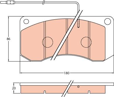 GRANTEX 202-00254 - Set placute frana,frana disc aaoparts.ro
