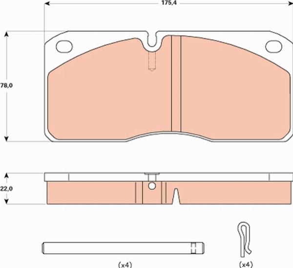 TRW GDB5058 - Set placute frana,frana disc aaoparts.ro