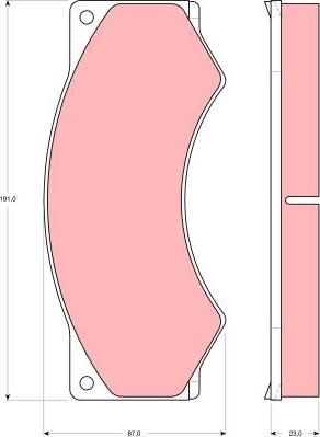 TRW GDB5053 - Set placute frana,frana disc aaoparts.ro