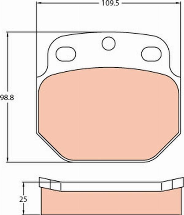 TRW GDB5061 - Set placute frana,frana disc aaoparts.ro