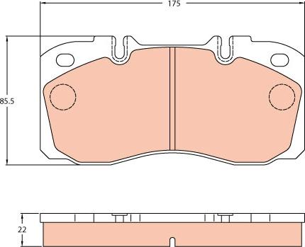 TRW GDB5068 - Set placute frana,frana disc aaoparts.ro