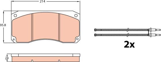 TRW GDB5008 - Set placute frana,frana disc aaoparts.ro