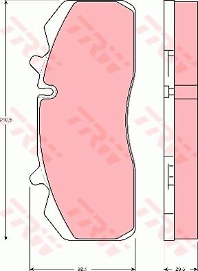 TRW GDB5083 - Set placute frana,frana disc aaoparts.ro