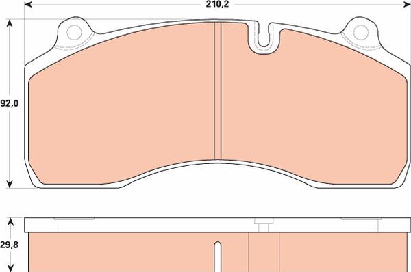 TRW GDB5100 - Set placute frana,frana disc aaoparts.ro