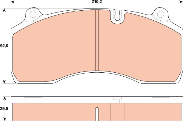 TRW GDB5100 - Set placute frana,frana disc aaoparts.ro