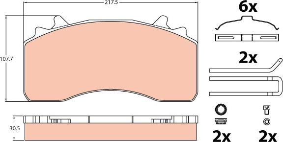 TRW GDB5114 - Set placute frana,frana disc aaoparts.ro