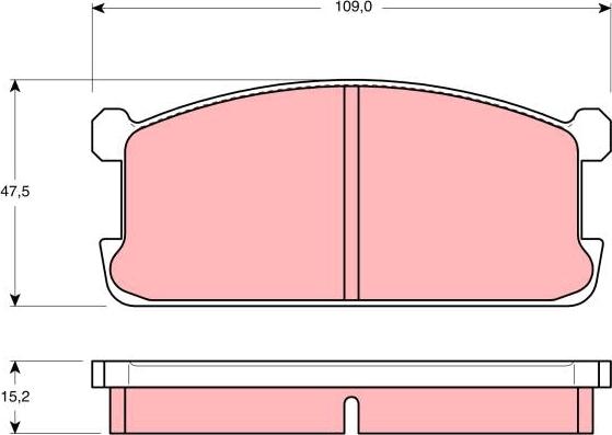 TRW GDB194 - Set placute frana,frana disc aaoparts.ro