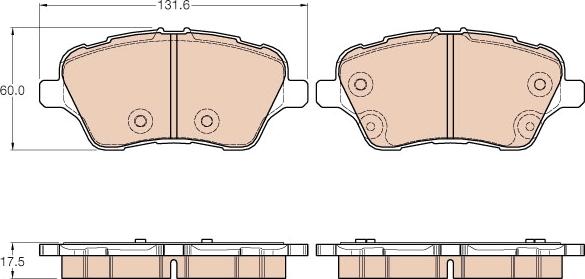 TRW GDB1959 - Set placute frana,frana disc aaoparts.ro