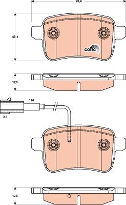 TRW GDB1905 - Set placute frana,frana disc aaoparts.ro