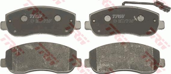 TRW GDB1910 - Set placute frana,frana disc aaoparts.ro