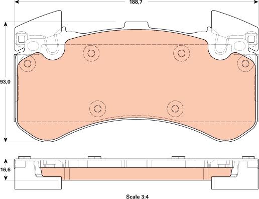 TRW GDB1911 - Set placute frana,frana disc aaoparts.ro