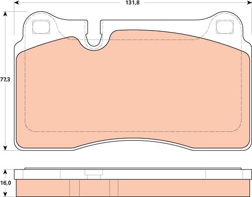 TRW GDB1912 - Set placute frana,frana disc aaoparts.ro