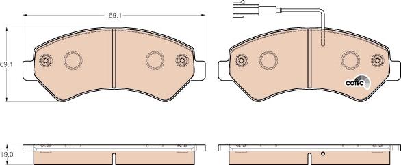 TRW GDB1982 - Set placute frana,frana disc aaoparts.ro