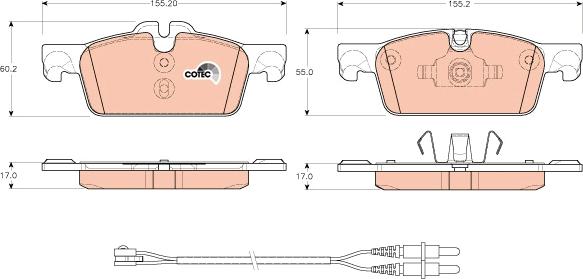 TRW GDB1929 - Set placute frana,frana disc aaoparts.ro