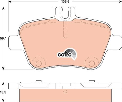 TRW GDB1920 - Set placute frana,frana disc aaoparts.ro