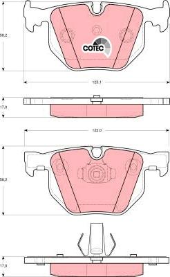 TRW GDB1499 - Set placute frana,frana disc aaoparts.ro