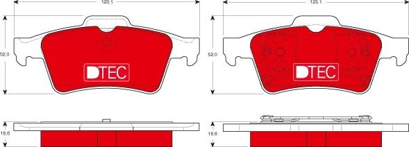 TRW GDB1469DTE - Set placute frana,frana disc aaoparts.ro