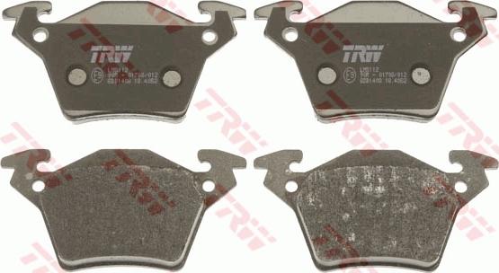 TRW GDB1408 - Set placute frana,frana disc aaoparts.ro