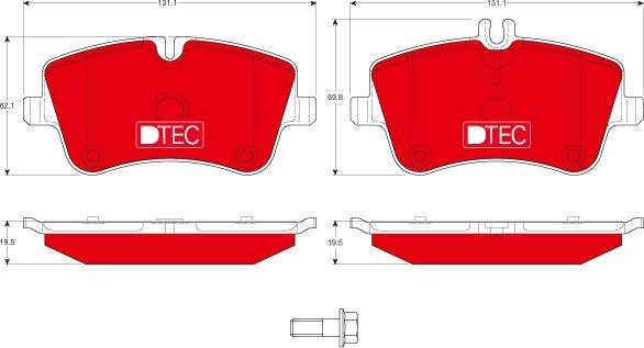 TRW GDB1413DTE - Set placute frana,frana disc aaoparts.ro