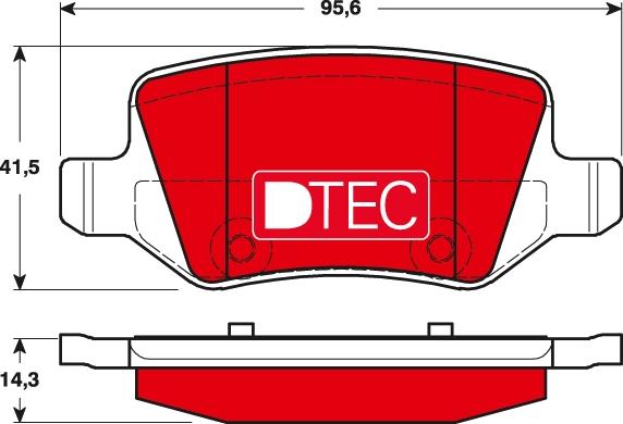 TRW GDB1481DTE - Set placute frana,frana disc aaoparts.ro