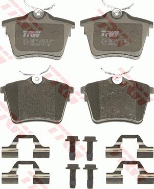 TRW GDB1596 - Set placute frana,frana disc aaoparts.ro