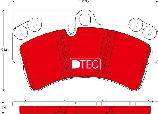 TRW GDB1548DTE - Set placute frana,frana disc aaoparts.ro