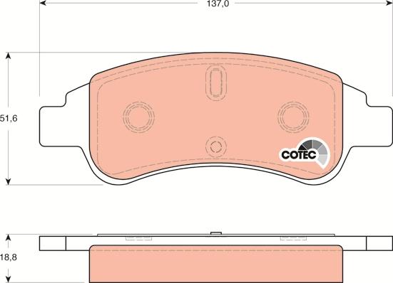 TRW GDB1563 - Set placute frana,frana disc aaoparts.ro