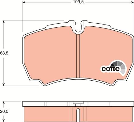 TRW GDB1535 - Set placute frana,frana disc aaoparts.ro