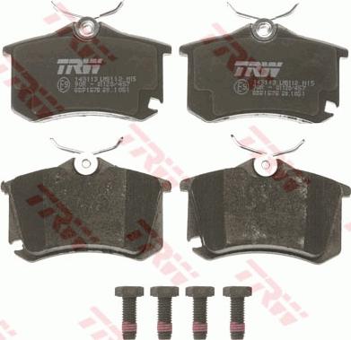 TRW GDB1578 - Set placute frana,frana disc aaoparts.ro