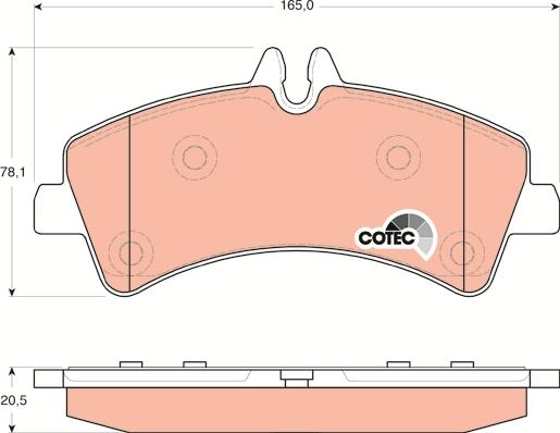 TRW GDB1699 - Set placute frana,frana disc aaoparts.ro