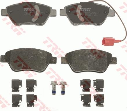 TRW GDB1654 - Set placute frana,frana disc aaoparts.ro