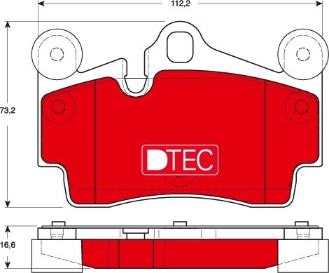 TRW GDB1653DTE - Set placute frana,frana disc aaoparts.ro