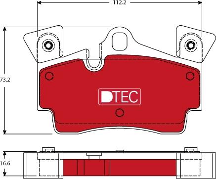 TRW GDB1652DTE - Set placute frana,frana disc aaoparts.ro