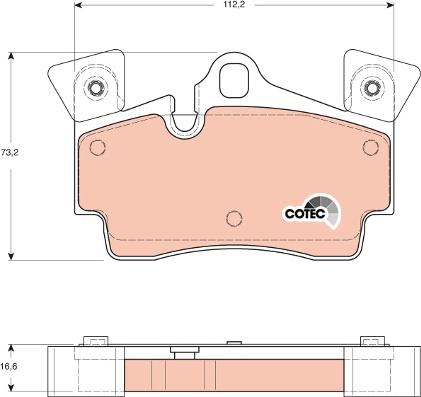 TRW GDB1652 - Set placute frana,frana disc aaoparts.ro