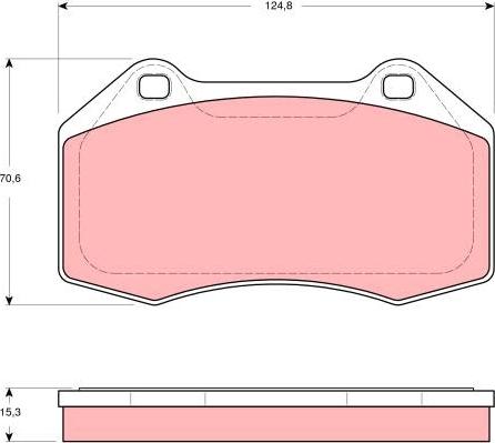 TRW GDB1606 - Set placute frana,frana disc aaoparts.ro