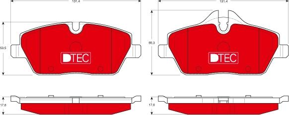 TRW GDB1611DTE - Set placute frana,frana disc aaoparts.ro