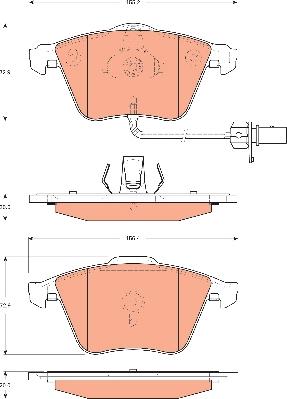 TRW GDB1689 - Set placute frana,frana disc aaoparts.ro