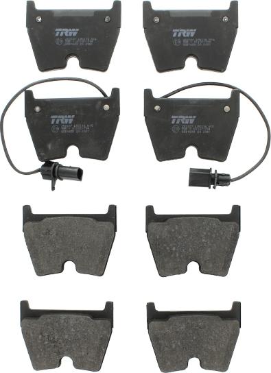 TRW GDB1688 - Set placute frana,frana disc aaoparts.ro