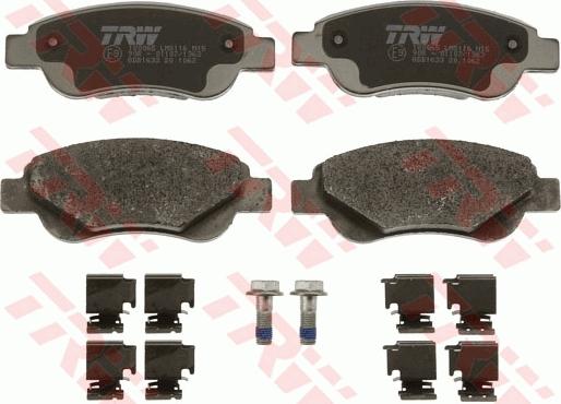 TRW GDB1633 - Set placute frana,frana disc aaoparts.ro