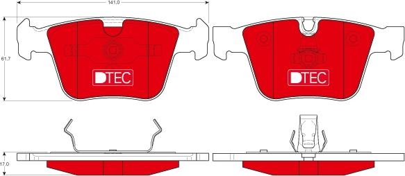 TRW GDB1675DTE - Set placute frana,frana disc aaoparts.ro