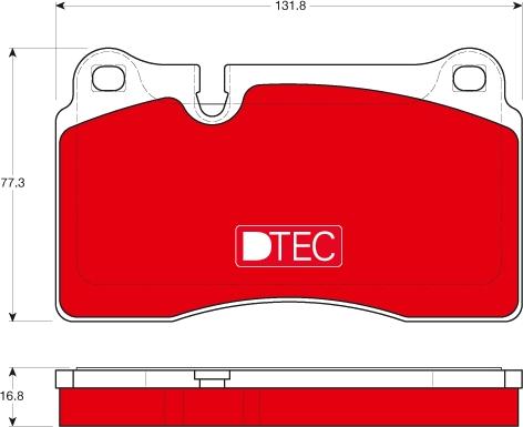 TRW GDB1670DTE - Set placute frana,frana disc aaoparts.ro