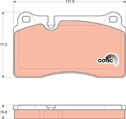 TRW GDB1670 - Set placute frana,frana disc aaoparts.ro