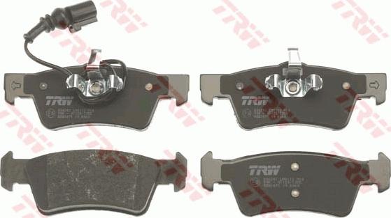 TRW GDB1671 - Set placute frana,frana disc aaoparts.ro