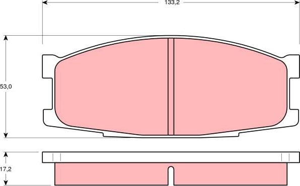 TRW GDB1022 - Set placute frana,frana disc aaoparts.ro