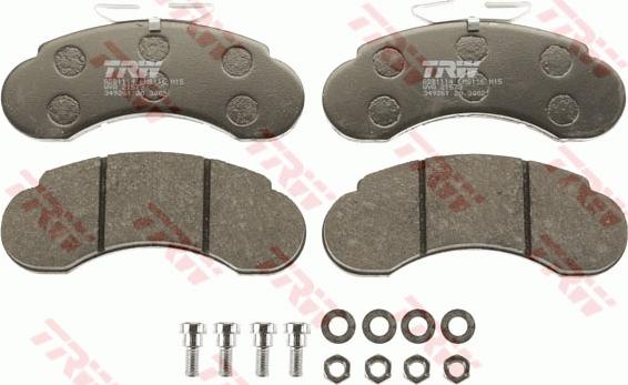 TRW GDB1114 - Set placute frana,frana disc aaoparts.ro